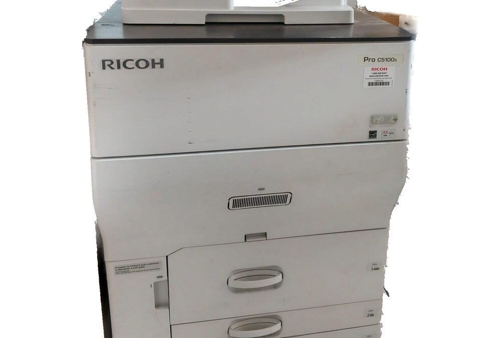 Ricoh Pro C5100S sobre fondo blanco - EP Solutions Quito Ecuador